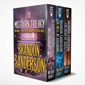 Mistborn Trilogy by Brandon Sanderson Brand New